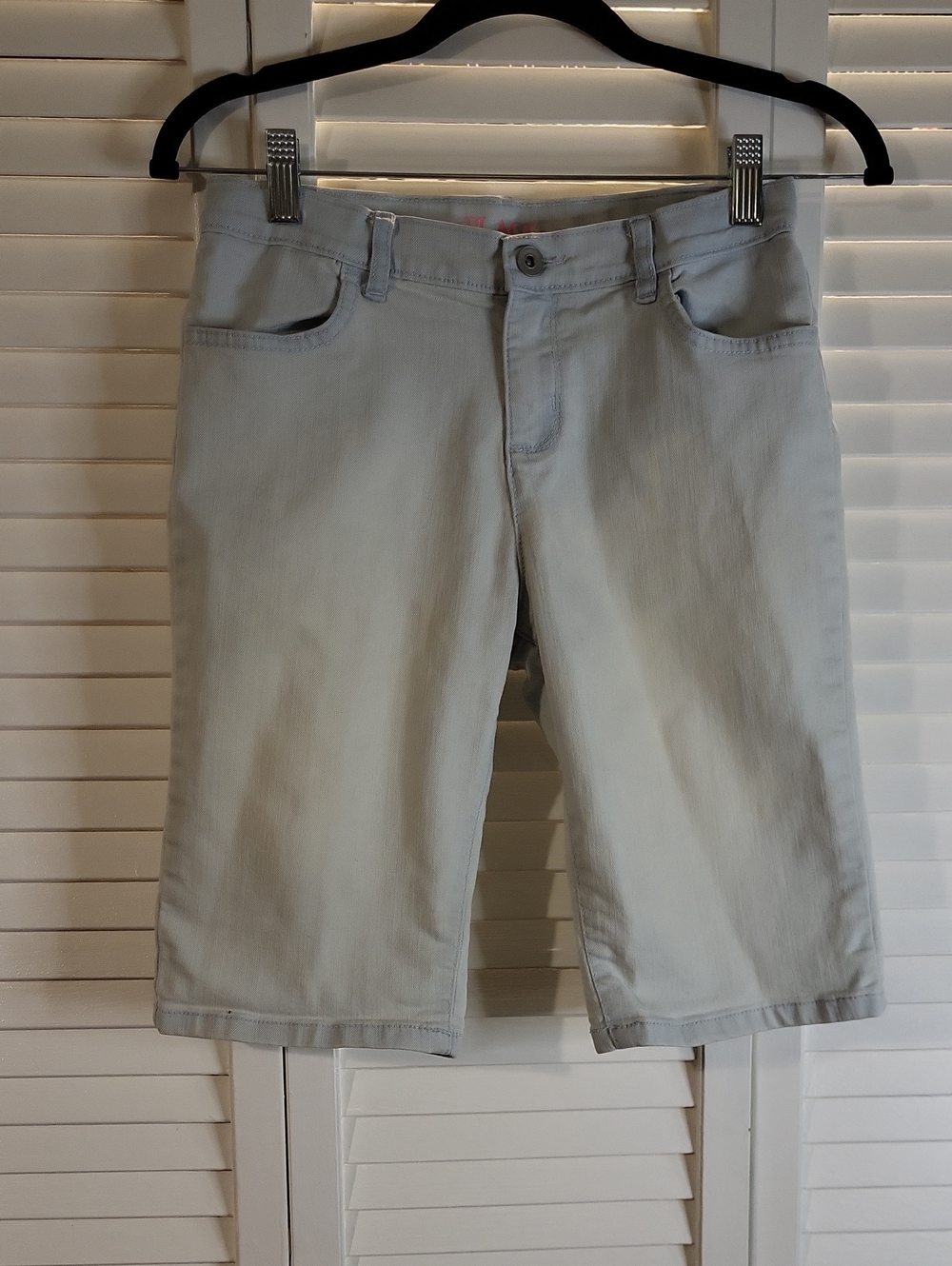 Place Stone Washed Denim Bermuda Shorts